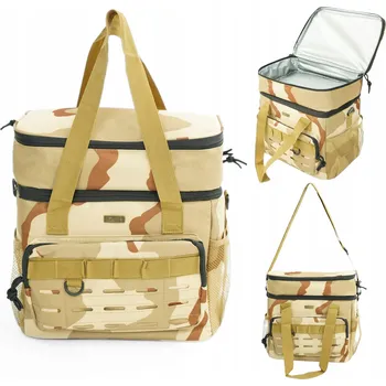 Outdoorové zavazadlo Termotaška Solier Termotaška na oběd do práce béžová 19 l