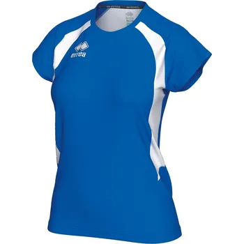 ERREA ANIKA dámské dresové triko – sportovní tréninkový dres BARVA: modrá - bílá, Velikost: XXS Raglánové rukávy, kontrastní vsadky, pohodlný střih