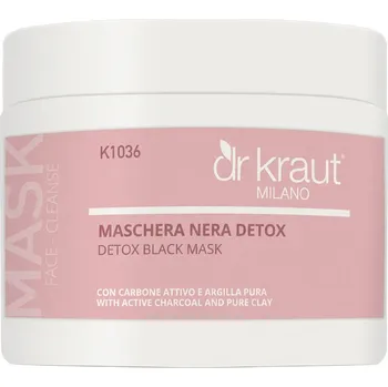 Pleťová maska Dr. Kraut detoxikační černá maska 500 ml - S aktivním uhlím