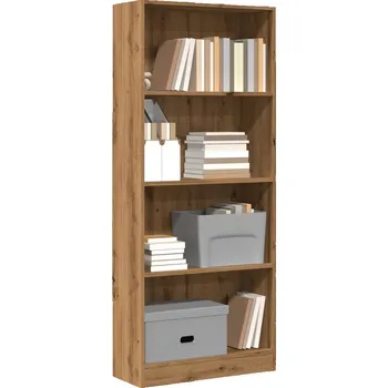 Knihovna Knihovna dub artisan 60 x 24 x 143 cm kompozitní dřevo - 8721158507280
