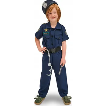 Karnevalový kostým Kostým Policista Party Deco vel. 116-122