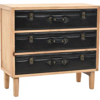 Komoda Komoda se zásuvkami masivní jedlové dřevo 80 x 36 x 75 cm - 8718475600619