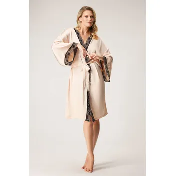 Dámský župan Saténový župan Diamond by Astratex Lauren krátký