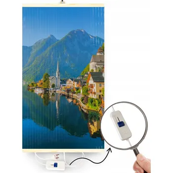 Přímotop Nástěnný infračervený ohřívač Trio 430 W 600 x 1000 mm Vesnice Hallstatt