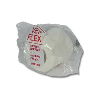 Zdraví Obinadlo elast. Vet-Flex 5cm x 4,5m bílé Kruuse