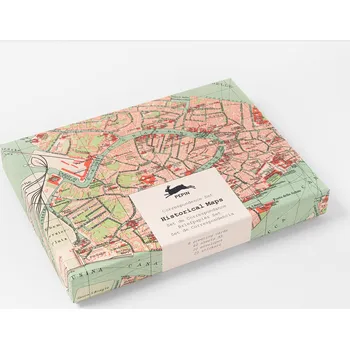 Obálka The Pepin Press dopisní sada, Historické mapy, A5