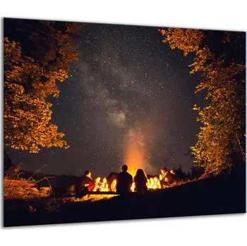 Obraz SKLENĚNÁ OCHRANNÁ DESKA NA SPORÁK 60x52 KRAJINA