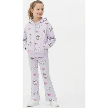 Dívčí mikina Sinsay - Mikina na zip s kapucí Hello Kitty - levandulová - 398HS-04X - 398HS-04X-98