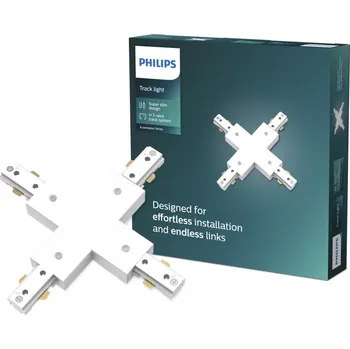 vypínač Vypínač Krzyżowy typ X Złącze do Szyn Oświetleniowych Szynoprzewodów LED Jednofazowych Bílý EasyLink Philips