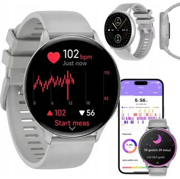 Hodinky Chytré Hodinky AST GPS AMOLED VODĚODOLNÉ MĚŘENÍ TEPU ŽIROSKOP KOMPAS BÍLÉ