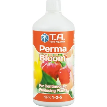 Hnojivo Terra Aquatica Perma Bloom 1 l, základní hnojivo na růst a květ