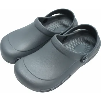 Dámské pantofle Dámské gumové nazouváky plné šedé Pakie LS8860B (Gumové nazouváky nezateplené plné)