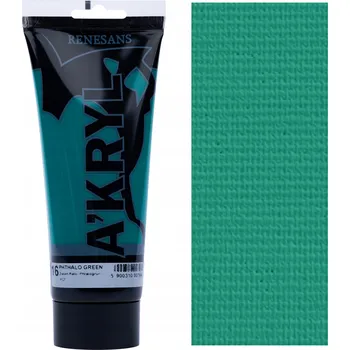 Vodová barva Barva Akrylová A'KRYL Renesans 200 ml 16 Zeleň Ftalo