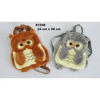 plyšák BATOH PLYŠOVÝ MIX 24 CM X 28 CM SUN-DAY S1248 SUN-DAY