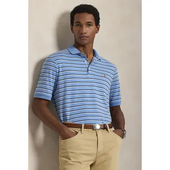 Pánská móda Bavlněné polo tričko Polo Ralph Lauren 710974586 modrá 50X, vel. XL