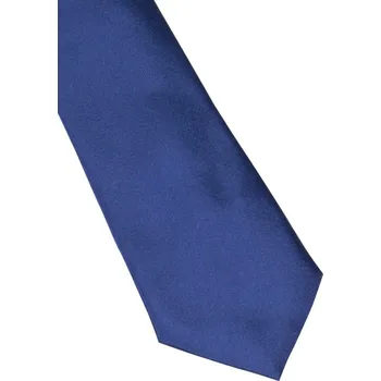 Kravata Úzká hedvábná kravata Eterna - modrá 9029