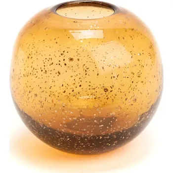 Váza Dekorativní váza home & lifestyle 13.5 cm 159622 žlutá 11X