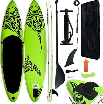 Paddleboard Nafukovací SUP paddleboard 305 x 76 x 15 cm zelený - 8720286088012
