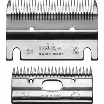 Úprava srsti hospodářského zvířete Sada stříhacích nožů Heiniger 31/23 pro standardní stříhání koní