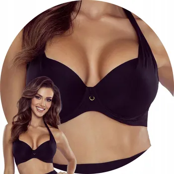 Podprsenka Vivisence 3228 černá Plavková podprsenka 80B PUSH-UP se zavazováním