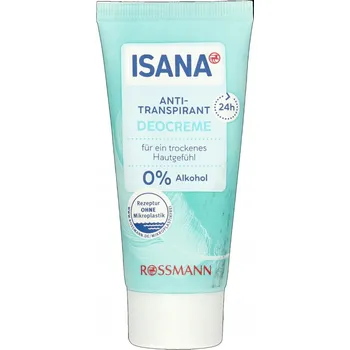 ISANA ANTIPERSPIRANT KRÉM pro CITLIVOU PLEŤ BEZ ALKOHOLU