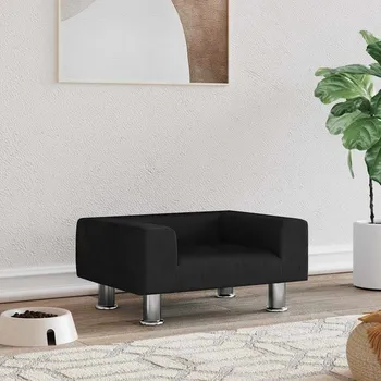 Pelíšek pro psa Pelíšek pro psy černý 50 x 40 x 26,5 cm samet - 8720287219125