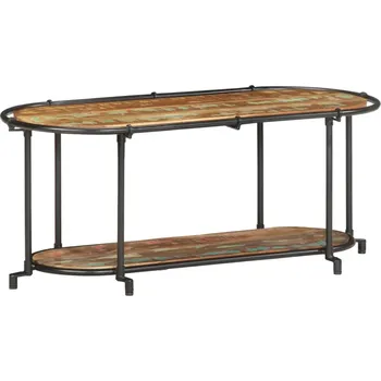 Televizní stolek TV stolek 100 x 42 x 40 cm masivní recyklované dřevo - 8721102921865