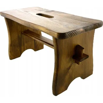 Jídelní židle STŘEDNÍ DUBOVÁ MALOVANÁ STOLIČKA TABURET DŘEVĚNÁ kuchyňská židle FSC