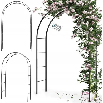 Obraz Kovová pergola Vilde oblouk 235 cm
