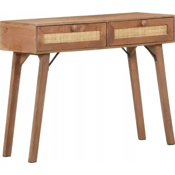 Konferenční stolek Konzolový Stolek VidaXL odstíny hnědé matné 35 x 76 x 100 cm