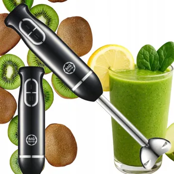 TYČOVÝ MIXÉR 300W S REGULACÍ RYCHLOSTI ČERNÝ NA POLÉVKY KOKTEJLY VÝKONNÝ