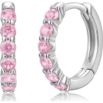 Náušnice Olivie Kroužkové náušnice RŮŽENKA 9637 Ag 925; ≤2,0 g.