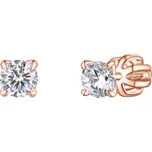 Olivie Stříbrné 4mm náušnice PIPPI ROSE 7951 Ag 925; ≤1 g.