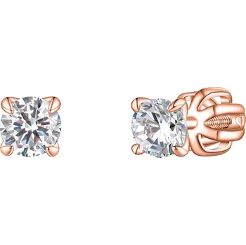 Náušnice Olivie Stříbrné 4mm náušnice PIPPI ROSE 7951 Ag 925; ≤1 g.