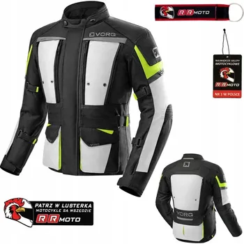 Moto bunda Pánská cestovní motocyklová bunda VORG CUMULUS FLUO + DÁRKY ZDARMA