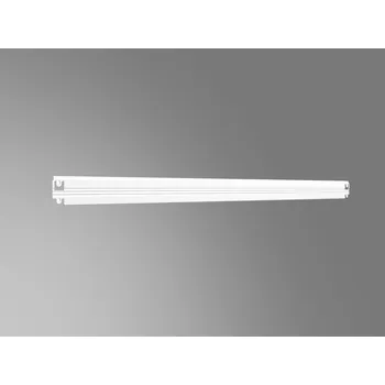 Dílenský regál Zábrana k regálům Biedrax 100 cm, bílá – proti vypadnutí věcí z regálu