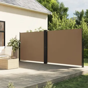 Markýza Zatahovací boční markýza taupe 180 x 1 200 cm - 8721012487024