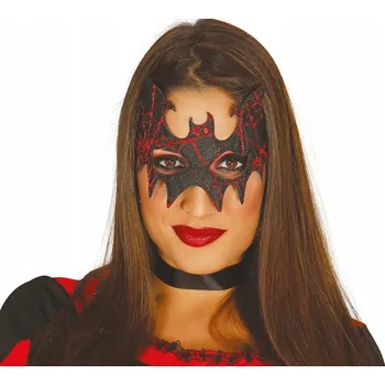 Karnevalová maska Benátská maska na oči Guirca, látková, černá
