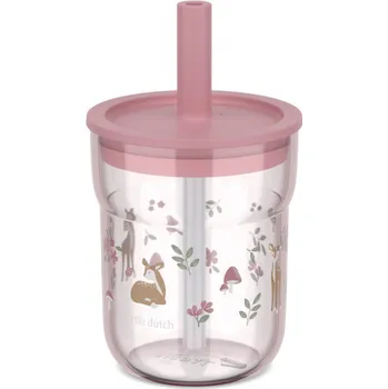 Kojenecká láhev Kelímek s brčkem 250 ml Fairy Garden