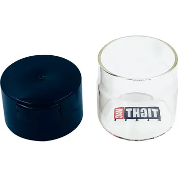 Dóza na potraviny Tightvac MiniVac Glass 120 ml, skleněná vzduchotěsná dóza průhledná Černá