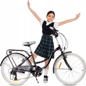 Dětské kolo Dětské kolo Sun Baby 24 palců FlowerBike černé, kola 24" černá