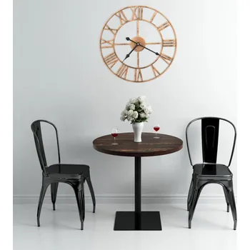 Hodiny Nástěnné hodiny kovové 40 cm zlaté - 8719883608914