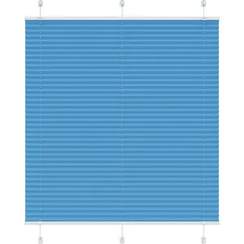 Roleta Plisovaná roleta modrá 120x100 cm Šířka látky 119,4cm Polyester - 8721158354822