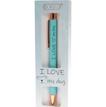 Propiska automatická modrá Cresco