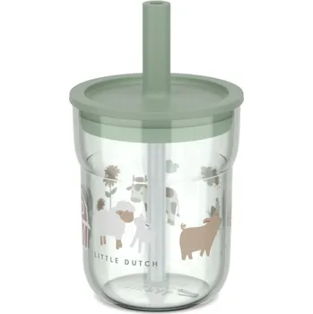 Kojenecká láhev Kelímek s brčkem 250 ml Farma