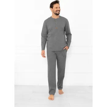 Pánské pyžamo Pánské pyžamo s dlouhým rukávem a dlouhými kalhotami Gordo S