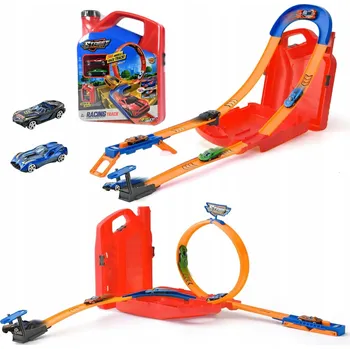 autodráha AUTODRÁHA KANISTR, KASKADÉRSKÁ SADA, 6 KOVOVÝCH AUTÍČEK