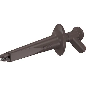 Krokosvorka AB200 černá - Měřící svorka