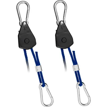 Osvětlení pro růst rostliny CarboAir Rope Ratchet, 2 ks, nosnost 64 kg