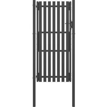 branka Zahradní branka ocel 1 x 2,5 m antracitová - 8719883865300